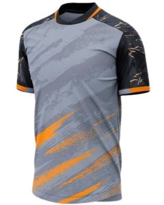 Conjunto de Fútbol Personalizado en Gris y Naranja con Pantalones Cortos, Uniforme de Fútbol Transpirable de Poliéster para Entrenamiento, Partido y Deportes de Equipo - Product Image 2