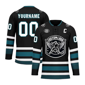 Jersey de Hockey sobre Hielo Rojo del Equipo Canadiense para Hombre, Uniforme de Hockey sobre Hielo de Alta Calidad, Venta al por Mayor - Product Image 1