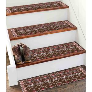 Alfombra con Estampado de Flores Rojas: Bohemia, Moderna, Fácil de Limpiar, Goblen - Product Image 1