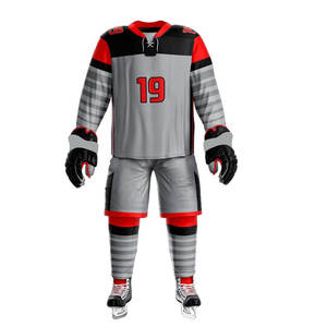 Uniformes de Hockey sobre Hielo para Adultos al Mejor Precio, Conjunto de Uniformes de Hockey sobre Hielo para Hombre con Logotipo Personalizado - Product Image 2