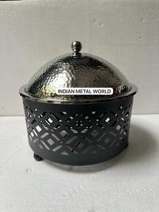 Fournisseurs indiens de vaisselle de table design moderne chauffe-plats en acier inoxydable de haute qualité - Product Image 5