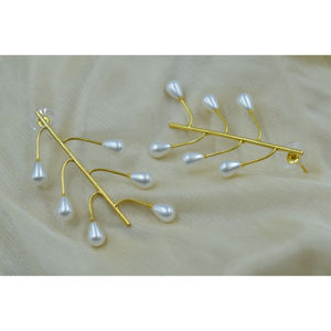 มาใหม่ชุบทองหินสตั๊ดต่างหูแฟชั่นอินเทรนด์ต่างหูผู้ผลิตผู้ผลิตต่างหูสําหรับเด็กหญิงและสตรี - Product Image 2