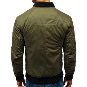 Chaqueta Bomber para Hombre de la Mejor Calidad, Diseño Personalizable, Material de Lona Transpirable, Cuello Alto, Estilo Vintage para Invierno - Product Image 4