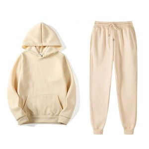 ชุดวอร์มผ้าฟลีซน้ำหนักเบาสำหรับฤดูหนาว คุณภาพพรีเมียม ขายส่ง แบบยูนิเซ็กซ์ ชุด 2 ชิ้น รับสกรีนโลโก้และออกแบบเอง ระบายอากาศได้ดี มีฮู้ด - Product Image 2