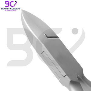 Coupe-ongles pour pieds en acier inoxydable, outils de soin des pieds, logo personnalisé, pointes pointues, ouverture large, courbé - Product Image 2