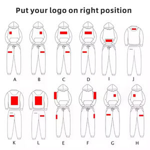 ชุดวอร์มพิมพ์ลายพัฟสำหรับ3D ชุดวอร์มผ้าฝ้ายขนแกะชุดวอร์มทรงโอเวอร์ไซส์แบบลำลองและเรียบง่ายกางเกงวอร์มกางเกงขาบานและเซ็ทมีฮู้ด - Product Image 6