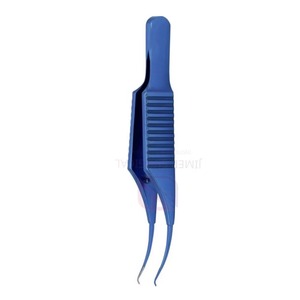 Pinzas de Sutura Colibri de Acero Inoxidable de Grado Médico 7.5cm con Certificación CE ISO13485, Plataforma de Atadura con Recubrimiento Azul al por Mayor - Product Image 3