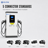 Chargeur rapide DC pour véhicules électriques 120 kW, double CCS2, station de charge sur pied avec écran tactile RFID 7 pouces pour grossistes (OEM/ODM)