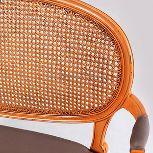 Banco de Madera para Parque al Aire Libre No. 1703 Diseño Minimalista con Madera Maciza y Detalles de Ratán Ecológico - Product Image 6