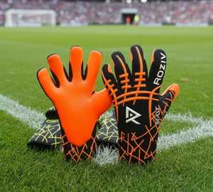 Gants de gardien de but en cuir professionnels, gants de football de haute qualité, respirants, à doigts complets, personnalisables, unisexes - Product Image 4