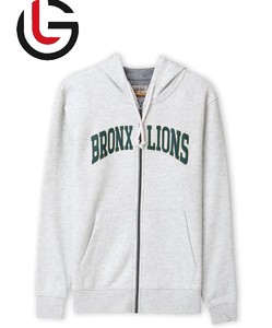 Bronx Lions Vintage blanc 100% coton polaire à capuche pour hommes hiver chaud sans doublure confortable élégant caractéristiques personnalisées tricoté - Product Image 1