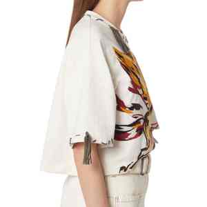 Camiseta de Diseño Moderno para Mujer, Superventas, Personalizada, de Primera Calidad, Transpirable, Ajustada, de Alta Calidad - Product Image 2