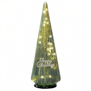 Kaemingk Green Christmas <b>Tree</b> Ornament 489500 20 MICROLED <b>Lights</b> 11x31.5cm Ball & <b>Tree</b> Decorative Item - Product Image 3