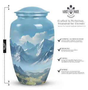 Urna Metálica Alpine Serenity 10 para Cenizas Conmemorativas de Cremación - Product Image 2