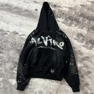 Sudaderas con Capucha Personalizadas de Nueva Llegada, Impresión DTG y en Pantalla, Algodón Francés de Primera Calidad, 500 GSM, para Hombre - Product Image 5