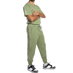Hospital Medical Men <b>Doctor</b> Scrub Suits Summer Men Hospital Wear Scrubs Nursing Uniforms <b>Sets</b> - Product Image 1