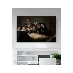 Fida Rembrandt, Le cours d'anatomie du Dr Nicolaes Tulp, impression sur toile - Product Image 6