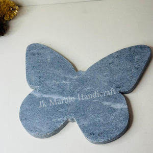 Tabla de cortar de mármol hecha a mano con forma de mariposa, artículo de corte de verduras de lujo, alta calidad, el mejor precio para hoteles, restaurantes - Product Image 1