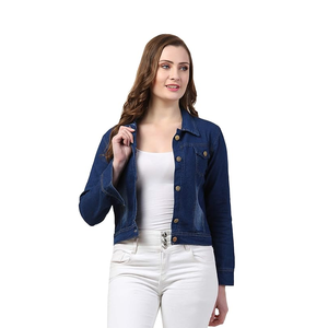 Veste en jean lavée pour femme, tendance, respirante, écologique, pour l'hiver, exportation personnalisée, Bangladesh, prix bas, coton de haute qualité - Product Image 4