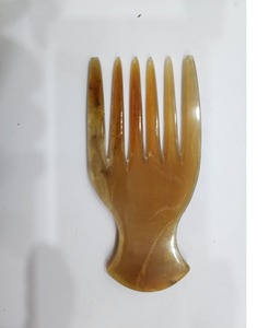 หวีสำหรับตกแต่งฮอร์นพร้อมด้ามจับทำมือสุดหรูหวีรัดเกล้าสำหรับเจ้าสาวผมแบบตะวันตกสำหรับงานแต่งงาน - Product Image 1