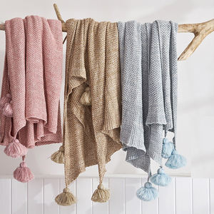 Mantas Tejidas Suaves ZT al por Mayor para Primavera, Otoño e Invierno, para Decoración del Hogar, Sofá, Cama y Sillón - Product Image 6