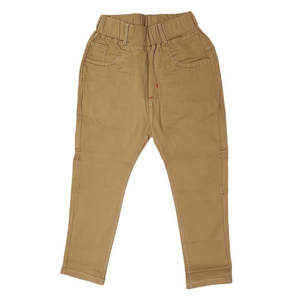 Pantalon en coton pour garçons - Camel - Product Image 1