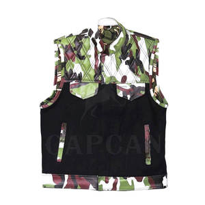 Chaleco de motocicleta para montar en invierno para hombre, tamaño personalizado, Cordura frontal, dos bolsillos, transpirable, impermeable, lona protectora de seguridad - Product Image 1