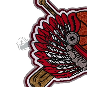 ผ้ากำมะหยี่ปักลายเครื่องผ้าทอลายทแยงแผ่นผ้ากำมะหยี่สำหรับตกแต่งเสื้อผ้าตามสั่งแบบใหม่ - Product Image 4