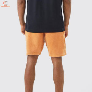 Logo personnalisé Short de survêtement en coton pour hommes Motif solide imprimé Vêtements de fitness décontractés pour shorts de course athlétiques - Product Image 2