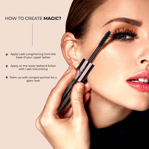 Máscara de Pestañas Lash Illusion Duo - Larga Duración, Resistente al Agua, Fibra Vegana para Alargar y Rizar las Pestañas - Product Image 3