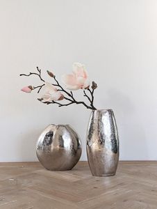 Wholesale Gold Custom Handmade Aluminium Mini Flower <b>Vases</b> <b>Set</b> of 2 for Table Top Decorative Metal Modern Design Flower <b>Vases</b> - Product Image 6