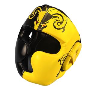 Protector de cabeza de boxeo de cuero genuino Unisex Protector de entrenamiento modular portátil con logotipo personalizable Hecho Material de PU sostenible - Product Image 1