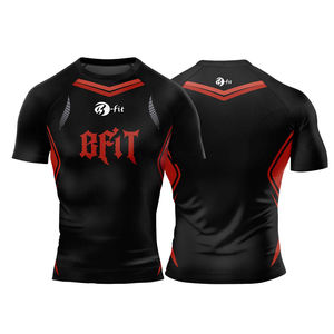 เสื้อรัดรูปแฟชั่นสำหรับผู้ชายแบบแห้งเร็วเสื้อ100% ผ้าฝ้ายรัดรูปไซส์ใหญ่พิเศษ - Product Image 3