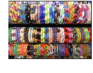 尼泊尔批发手工钩针玻璃珠手链，精心制作，追求顶级品质100% 品质
