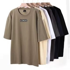 Venta al por mayor de los hombres Camiseta de algodón de verano en blanco liso camiseta de alta calidad de impresión de logotipo personalizado de talla grande camisetas de los hombres - Product Image 4