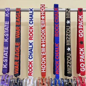 Sangle de sac à main pour le jour du match, ornée de perles, ROLL TIDE, à utiliser pour les sacs à main pour femmes, qualité supérieure par glowin fashion - Product Image 1