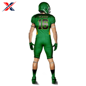 Couleur verte Qualité supérieure Respirant Plus Size Entièrement Personnalisation 100% Polyester Jersey Pantalon Ensemble Team Sport Wear American - Product Image 3