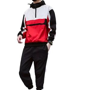 Pull lourd sweats à capuche évasé Joggers survêtements unisexe pantalons de survêtement ensembles survêtement hommes costumes ensemble côté bande fermeture éclair décontracté - Product Image 2