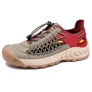 รองเท้าแตะผู้ชายแบบผูกเชือกสำหรับเดินป่ากลางแจ้ง ฤดูร้อน กันน้ำ ระบายอากาศได้ดี เหมาะสำหรับเดินลุยน้ำ - Product Image 5