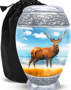 โกศโลหะสำหรับงานศพผู้ใหญ่โกศสำหรับขี้เถ้าไม้และอลูมิเนียมสำหรับงานศพ - Product Image 3