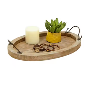 Bandeja de madera hecha a mano más vendida, bandejas de comida de forma cuadrada multifunción, venta al por mayor por glowin fashion - Product Image 2
