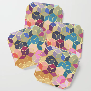 Dinning Room Table Top Colorful Hot Fashion Handcrafted 4 Pcs <b>Set</b> of <b>coaster</b> Handmade Custom logo Mango Wooden <b>Coasters</b> - Product Image 1