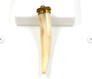 Colgante tallado a mano de hueso natural para cuello, latón natural ecológico y acero inoxidable para hombres y mujeres de glowin fashion - Product Image 5