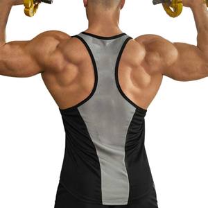 Camiseta sin mangas de malla transpirable para hombre, Camiseta deportiva sin mangas de secado rápido para gimnasio, correr, Fitness, entrenamiento, ropa deportiva ligera, camiseta sin mangas - Product Image 2