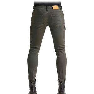 Jeans en denim pour moto pour hommes, design OEM personnalisé, coupe-vent, imperméable, respirant, protections pour les genoux, nouveau style - Product Image 1