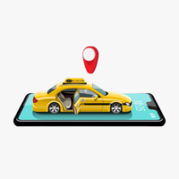 Aplicación de reserva de limusinas personalizadas con 20 años de experiencia en perfiles de conductores y software personalizado para taxis para un servicio de taxi premium personalizado.