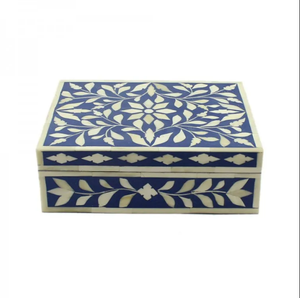 Caja de Joyería de Resina Hecha a Mano con Arte Indio Exótico, Alta Calidad, Color Personalizado, Tamaño Personalizado, Incrustaciones de Hueso, Decoración del Hogar, Tema Anime, Estilo Europeo - Product Image 3