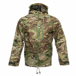 Men's Winter Outdoor Waterproof Soft <b>Shell</b> Windproof Breathable Long Sleeve Warm Hunting Jacket Camouflage Print Pattern - Product Image 3