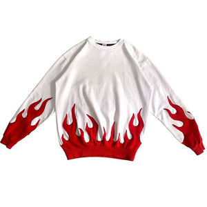 Sudadera de Forro Polar Lisa con Cuello Redondo para Hombre, Estilo Urbano, Casual, Hip Hop, Corte Regular, Manga Larga, Ecológica - Product Image 5