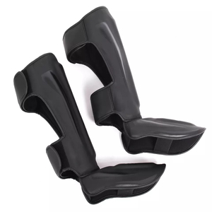 Nouveaux gants de boxe en PU personnalisés avec logo OEM, avec protège-tibias et protections élastiques, protection professionnelle pour enfants et adultes, utilisation sportive - Product Image 2